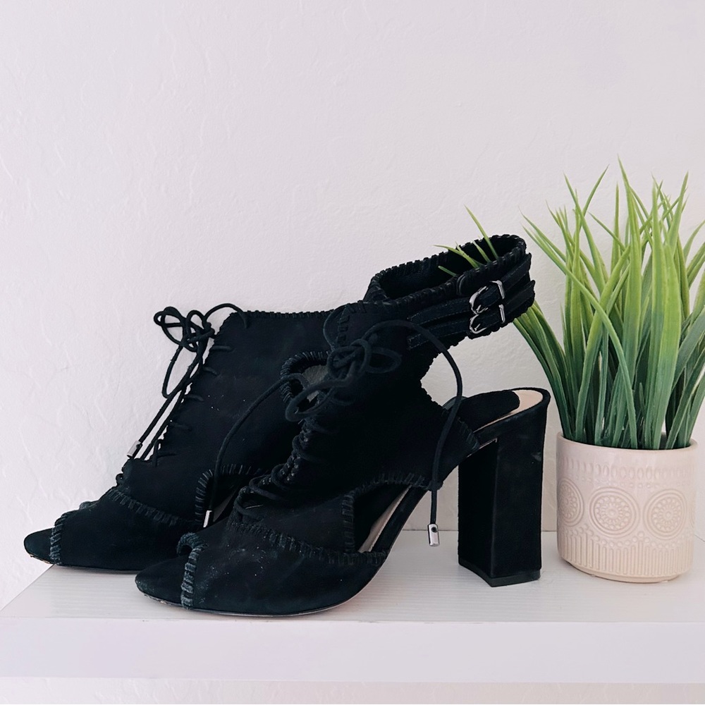 Alexandre Birman‎ Abbe Block Cameo Size 39.5 Black